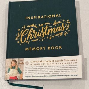 Candace Cameron Bure Inspirational Christmas Memory Book - Green